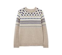 White Stuff Nordic Yoke Fairisle Crew Dark Natural size XXL | Sweaters Outlet | Men XXL