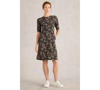 White Stuff Olivia Jersey Dress Black Print size 8 REGULAR | Midi Dresses Outlet | Women | Black 8 REGULAR