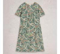 White Stuff Olivia Jersey Dress Green Multi