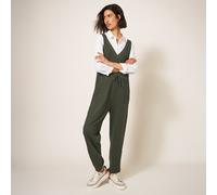 White Stuff Organic Lainey Jersey Jumpsuit - Khaki