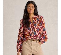 White Stuff Organic Teresa Longline Shirt - Plum