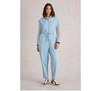 White Stuff Piper Broderie Jumpsuit Mid Denim size 22 | Jumpsuits Outlet | Women | Blue 22