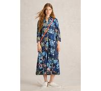 White Stuff Rua Jersey Shirt Dress Blue Print size 6 REGULAR | Shirt Dresses Outlet | Women | Blue 6 REGULAR