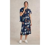White Stuff Rua Jersey Shirt Dress Navy Print size 18 REGULAR | Shirt Dresses Outlet | Women | Blue 18 REGULAR