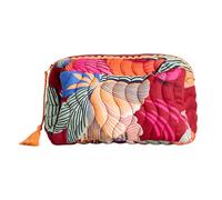 White Stuff Shelby Quilted Wash Bag - Red