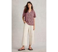White Stuff Sophia Crinkle Top Pink Print size 22 | Blouses Outlet | Women | Pink 22