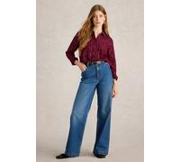 White Stuff Sophie Metallic Shirt Plum Multi size 12 | Button-Down Shirts Outlet | Women | Magenta 12