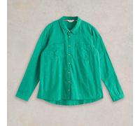 White Stuff Sophie Organic Cotton Shirt Bright Green