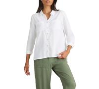 White Stuff Sophie Organic Cotton Shirt - Classic Fit, Cotton Fabric with Button Closure - Pale Ivory - Size 10