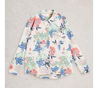White Stuff Sophie Organic Cotton Shirt Ivory Multi