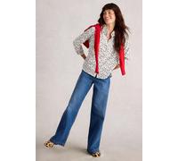 White Stuff Sophie Organic Cotton Shirt White Print size 8 | Button-Down Shirts Outlet | Women | White 8