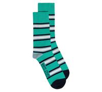 White Stuff Spaced Stripe Ankle Sock Teal Multi size 7-9 | Socks Outlet | Men | Cyan 7-9