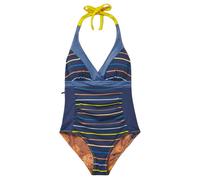 White Stuff Sunshine Reversible Swimsuit Navy Print size 6 | Bodies Outlet | Women | Blue 6