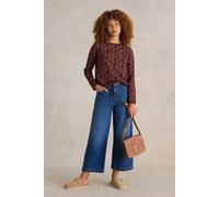 White Stuff Tasha Tie Hem Orange Print size 18 | Blouses Outlet | Women 18