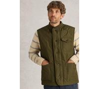 White Stuff Tenby Quilted Gilet Khaki Green size XS | Bodywarmers Outlet | Women | Brown XS