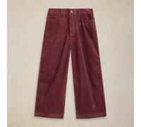 White Stuff Tia Cord Wide Leg Crop Trousers Dusky Pink