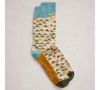 White Stuff Triangle Geo Organic Ankle Socks