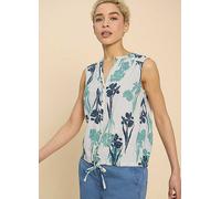 White Stuff Tulip Jersey Sleeveless Shirt White