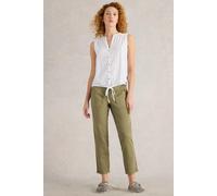 White Stuff Tulip Sleeveless Shirt Brilliant White size 24 REGULAR | Blouses Outlet | Women | White 24 REGULAR
