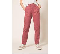 White Stuff Twister Chino Trouser Mid Plum size 6 REGULAR | Chinos Outlet | Women | Magenta