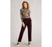 White Stuff Twister Cord Trouser Dark Plum size 16 REGULAR | Formal Pants Outlet | Women | Magenta