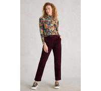White Stuff Twister Cord Trouser Dark Plum size 18 REGULAR | Formal Pants Outlet | Women | Magenta 18 REGULAR
