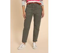 White Stuff Twister Khaki Chino Trousers White