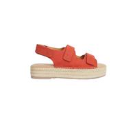 White Stuff Velcro Espadrille Sandal Mid Coral size 5 | Outlet | Women | Brown 5