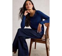 White Stuff Weaver Ls Sparkle Tee Dark Navy size 14 | Longsleeves Outlet | Women | Blue 14