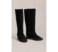 White Stuff Whitney Western Knee High Boot Pure Black size 3 | Boots Outlet | Women | Black 3
