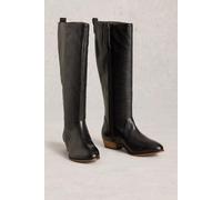 White Stuff Willow Leather Knee High Boot Pure Black size 3 | Boots Outlet | Women | Black 3