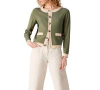 White Stuff Women's Charlotte Cardigan - Casual Sweater for Optimal Everyday Wear - Khaki Green - Size 16