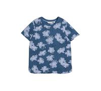 White Stuff Women's Clara Short Sleeve T-Shirt - Casual Short Sleeve T-Shirt - Navy Multicolour - Size 8