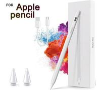White Stylus Pen For Apple Ipad With Palm Rejection & Tilt Sensitivity