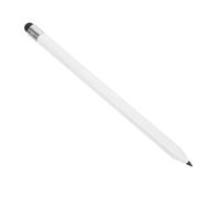 White Stylus Pen for Tablet and Smartphone Screen Precise Input | Plastic Build, Comfortable Touch Feel, Note Taking and Classroom Study, Pen-like Writing for Students