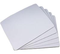 White Sublimation Mouse Pad, 8.7 x 7.1 inches, Blank Rectangle with Wrist Rest,Blank Rectangular Pad for Heat Press Transfer | DIY Craft Printing Surface and Office Desk Accessories with Wrist Rest