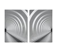 White Subway Tunnel Passport Holder for Travel PU Leather Passport Wallet Cover Organize Your Passports & Cards