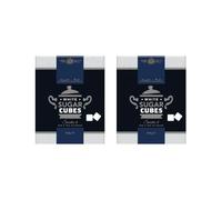 White Sugar Cubes 2X500g - Pure Cane Sugar Lumps for Tea, Coffee & Hot Drinks, Convenient Pre-Portioned Cubes for Consistent Sweetness