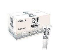 White Sugar Sticks -1000 Count (Pack of 2) | Individually Wrapped for Freshness and Hygiene | Convenient for Coffee, Tea, and Deserts | Perfect for Home, Office, and Cafes