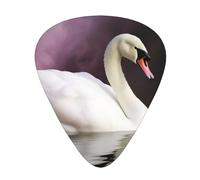 White Swan 12 Pack Guitar Plectrums With Storage Case, 0.46/0.71/0.96mm, Including Thin, Medium Thick Guitar Plectrums For Electric Guitars Bass Ukulele