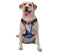 White Swan Flowers No Pull Dog Harness Adjustable Reflective Oxford Easy Control Medium Large Dog Harness
