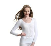 White Swan, Ladies Long Sleeve Top, White (L 16/18)