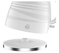 (White) Swan SK31050WN, Symphony 1.7 Litre Jug Kettle with Rapid Boil, 3000 Watts, White