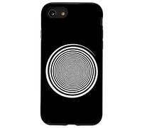 White Swirl Self-Hypnosis Hypnotic Trance Music Trippy Swirl Case for iPhone SE (2020) / 7/8