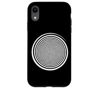 White Swirl Self-Hypnosis Hypnotic Trance Music Trippy Swirl Case for iPhone XR