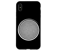 White Swirl Self-Hypnosis Hypnotic Trance Music Trippy Swirl Case for iPhone XS Max