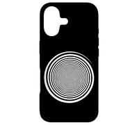White Swirl Self-Hypnosis Hypnotic Trance Trippy Illusion Case for iPhone 17