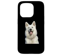 White Swiss Shepherd Dog Beautiful Berger Blanc Suisse Case for iPhone 15 Pro