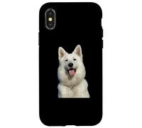 White Swiss Shepherd Dog Beautiful Berger Blanc Suisse Case for iPhone X/XS