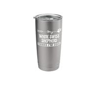 White Swiss Shepherd Owners Stainless Steel Insulated Tumbler